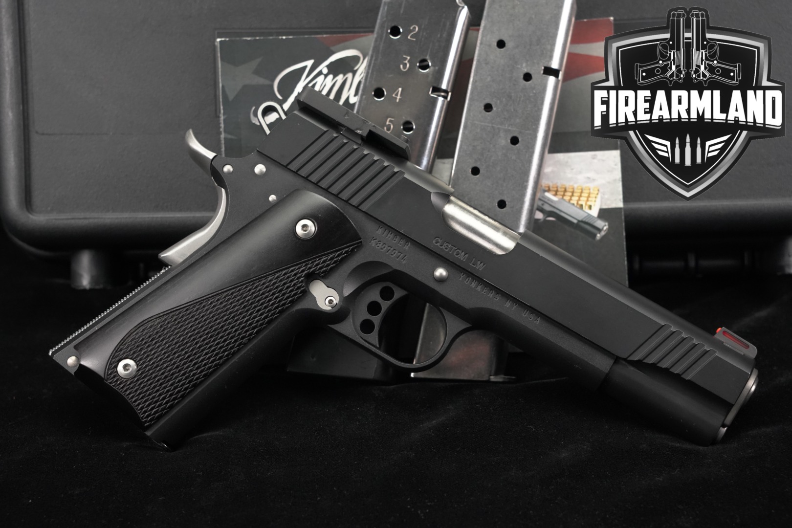 Kimber Custom LW .45 ACP KimPro Black in Very Good Condition Thumbnail