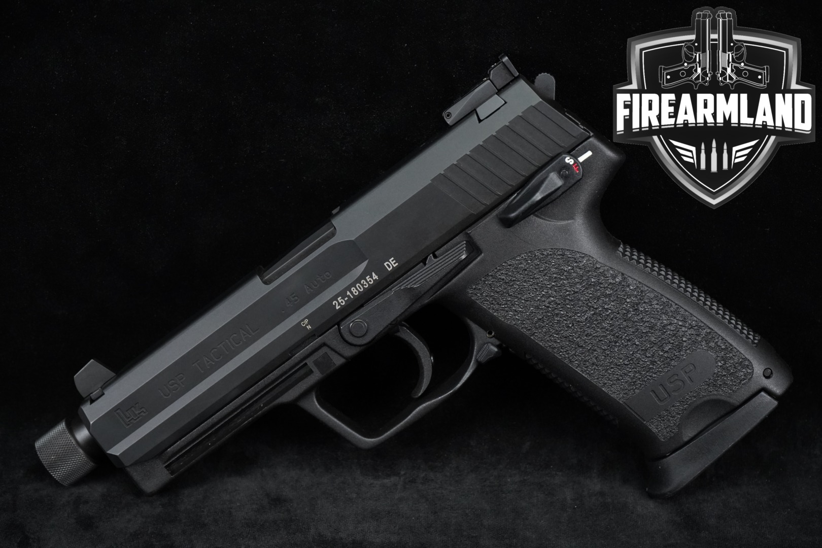 Heckler & Koch (H&K, HK) USP Tactical V1 .45 ACP Black in Excellent Condition Thumbnail