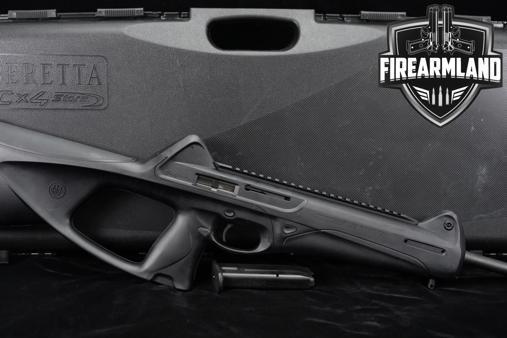 2009 P. Beretta Cx4 Storm 8000 (Cougar magazine) .45 ACP Black in Very Good Condition Thumbnail