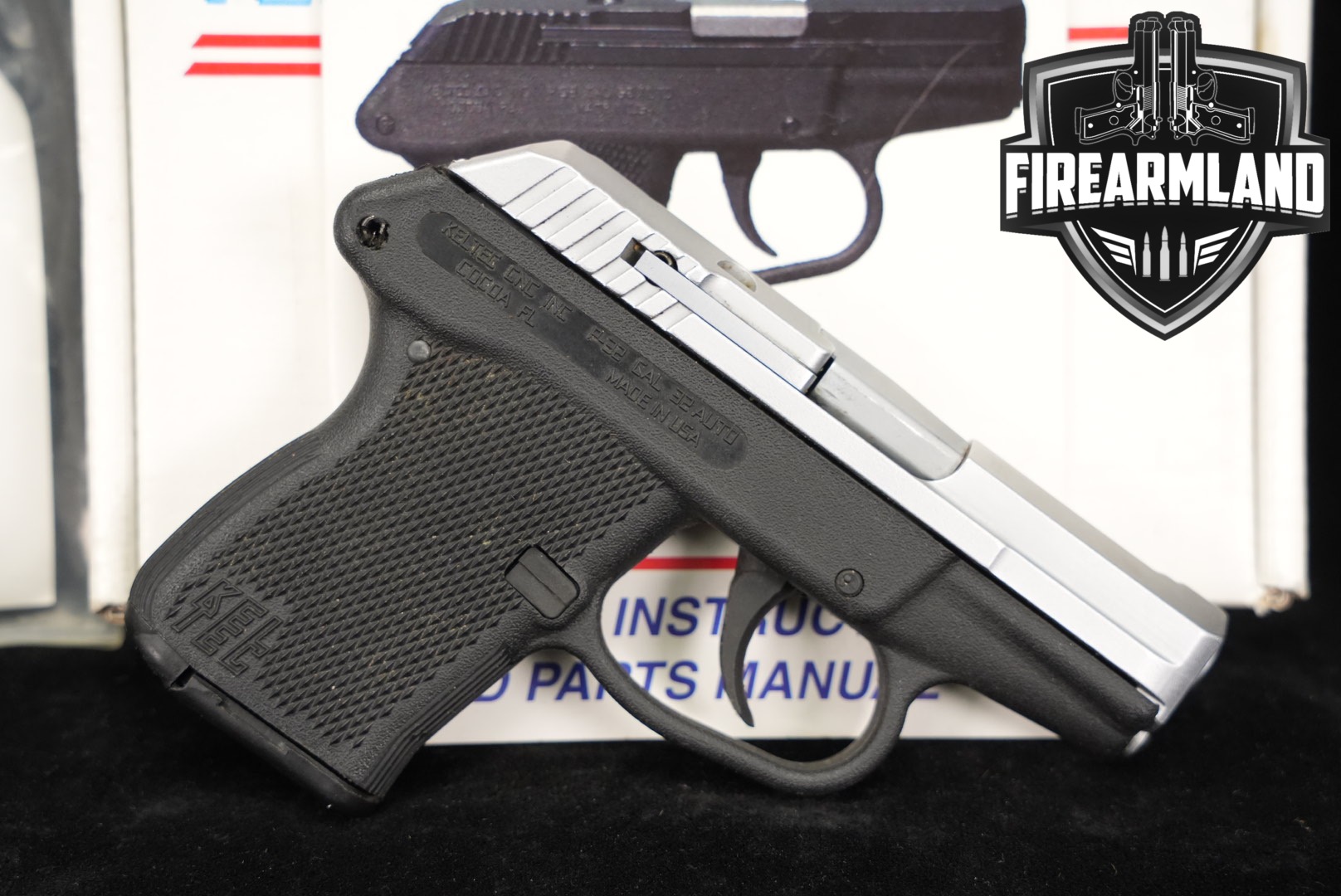 Kel-Tec P-32 32ACP 2.68" Silver & Black KelTec P32 +2 MAGS & ORIG BOX-img-0