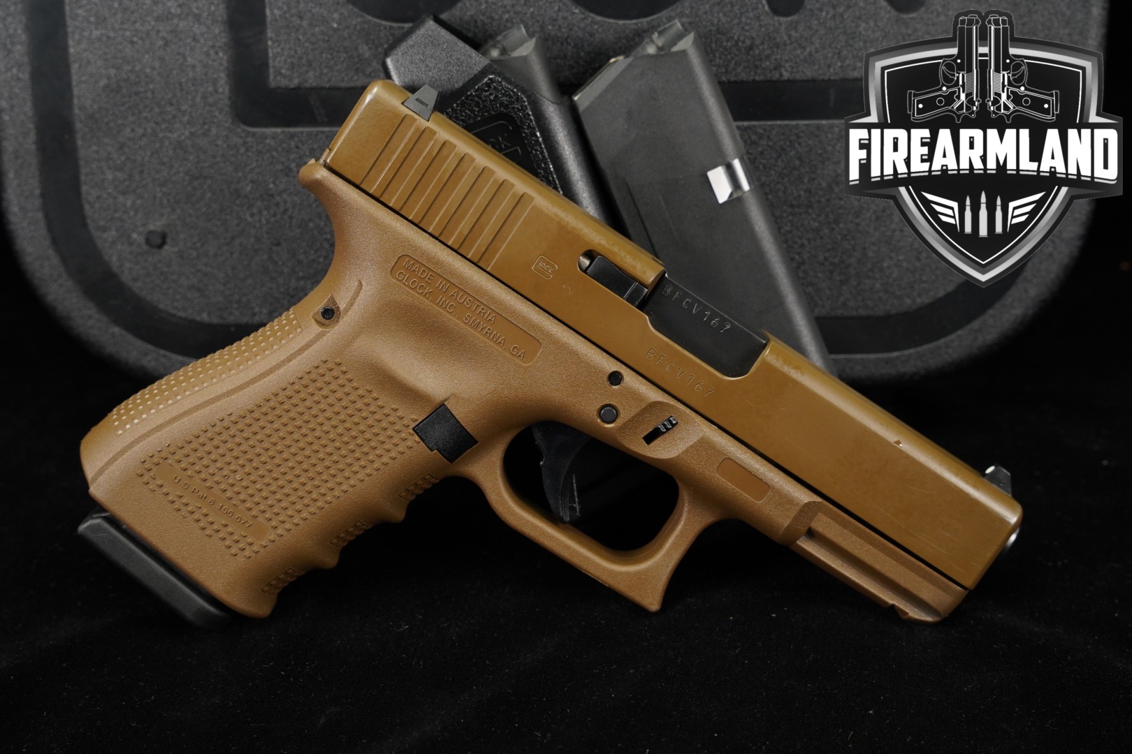 Glock 23 Gen4 G23 Gen 4 40 S&W 4.02" FDE +3 MAGS & ORIG BOX-img-0