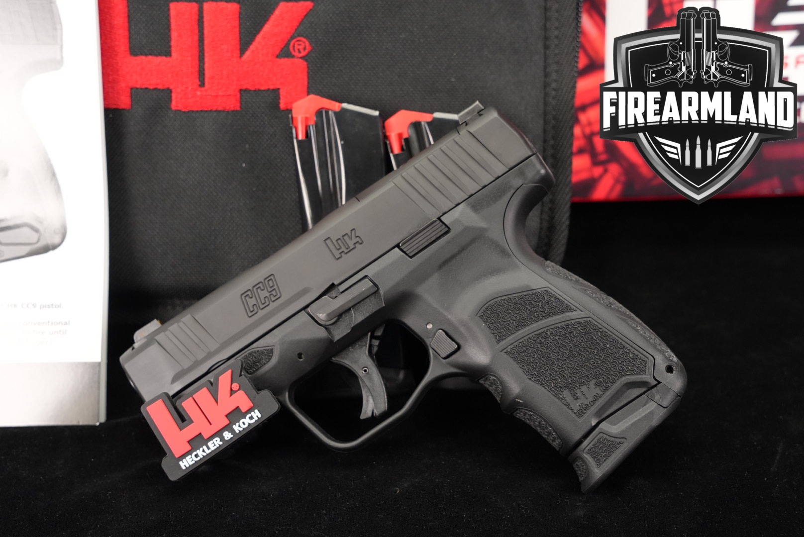 Heckler & Koch CC9 Optics-Ready 9mm H&K CC-9 +3 MAGS & ORIG BOX