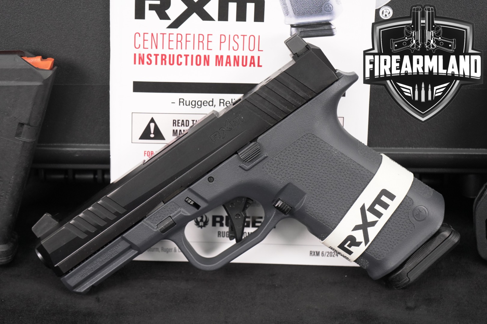 2024 Sturm Ruger RXM 9mm Luger Two-Tone Stealth Gray in Very Good Condition Thumbnail