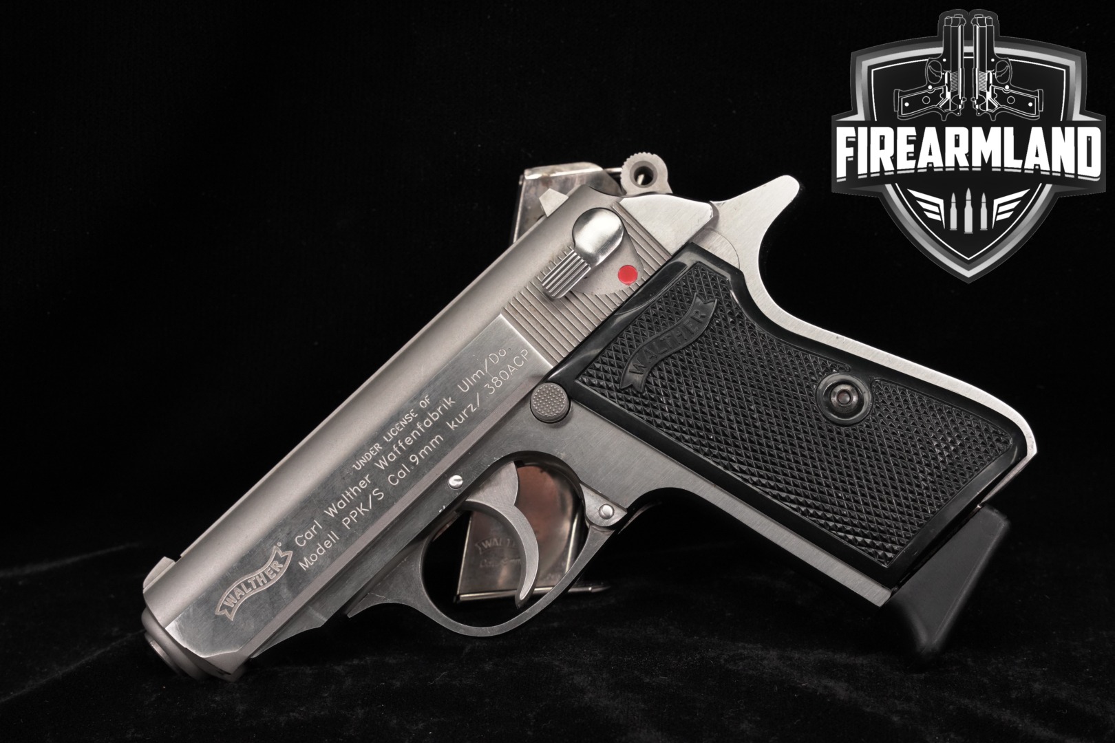 Smith & Wesson PPK/S-1 S&W 380 ACP 3.3" Stainless WALTHER +2 MAGS-img-0
