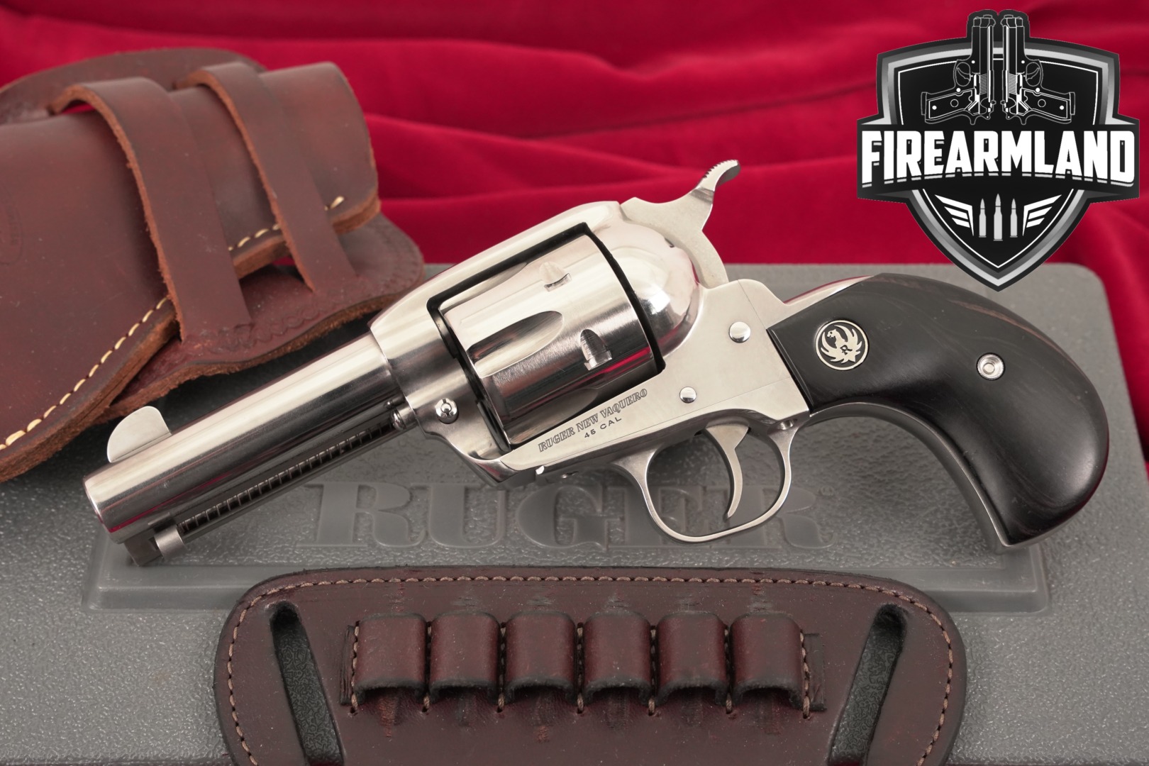 2019 Sturm Ruger New Vaquero Birdshead .45 Colt Stainless in Very Good Condition Thumbnail