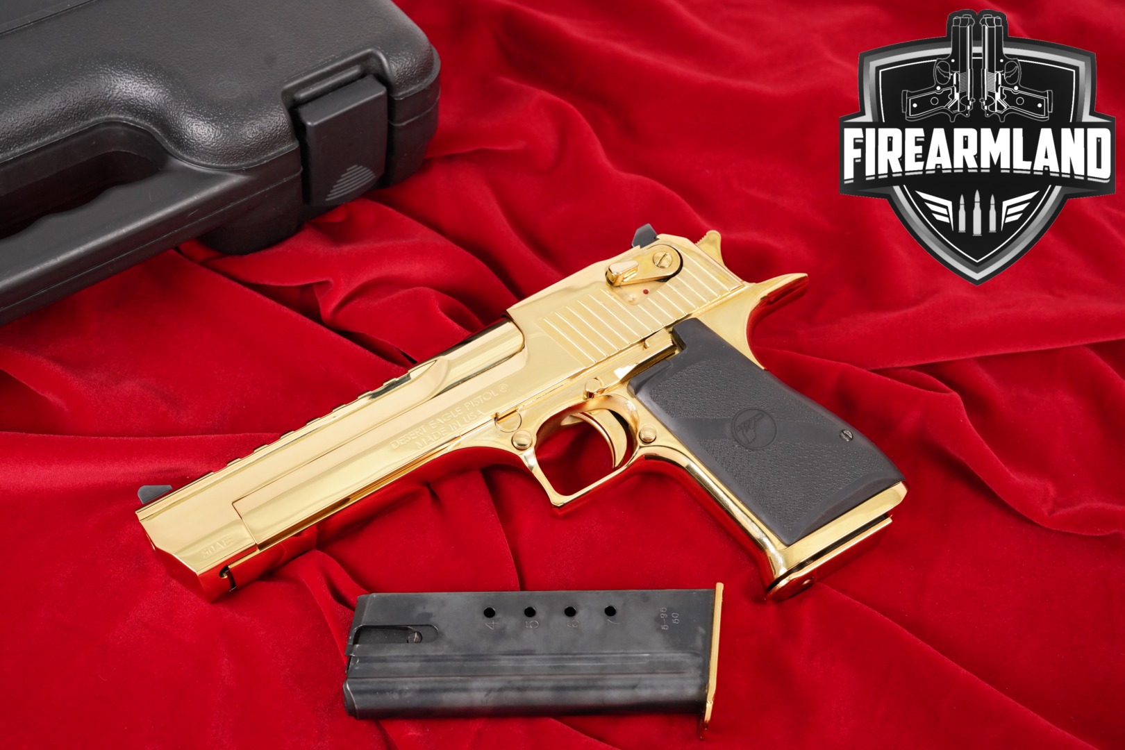 DEAGLE Magnum Research Desert Eagle Mark XIX, Titanium Gold 50 AE 6" MK 19-img-0