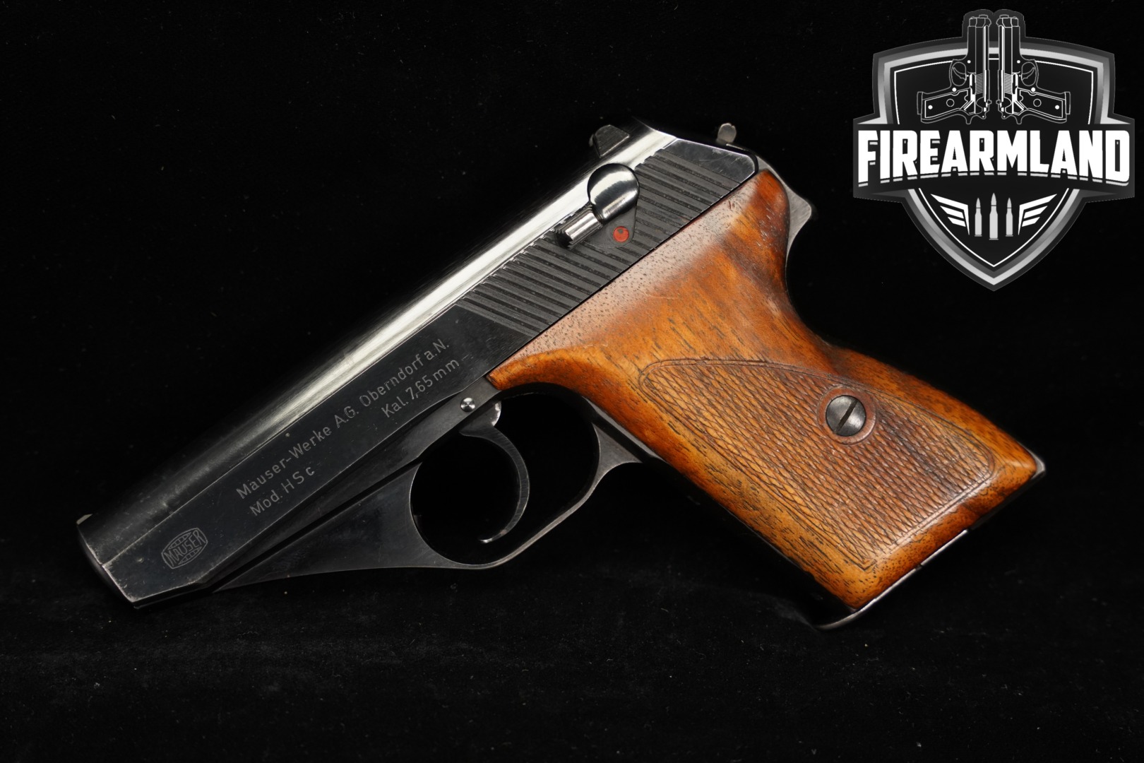 WWII 1941 Mauser HSc 32 ACP 3.4" Blued DA/SA-img-0
