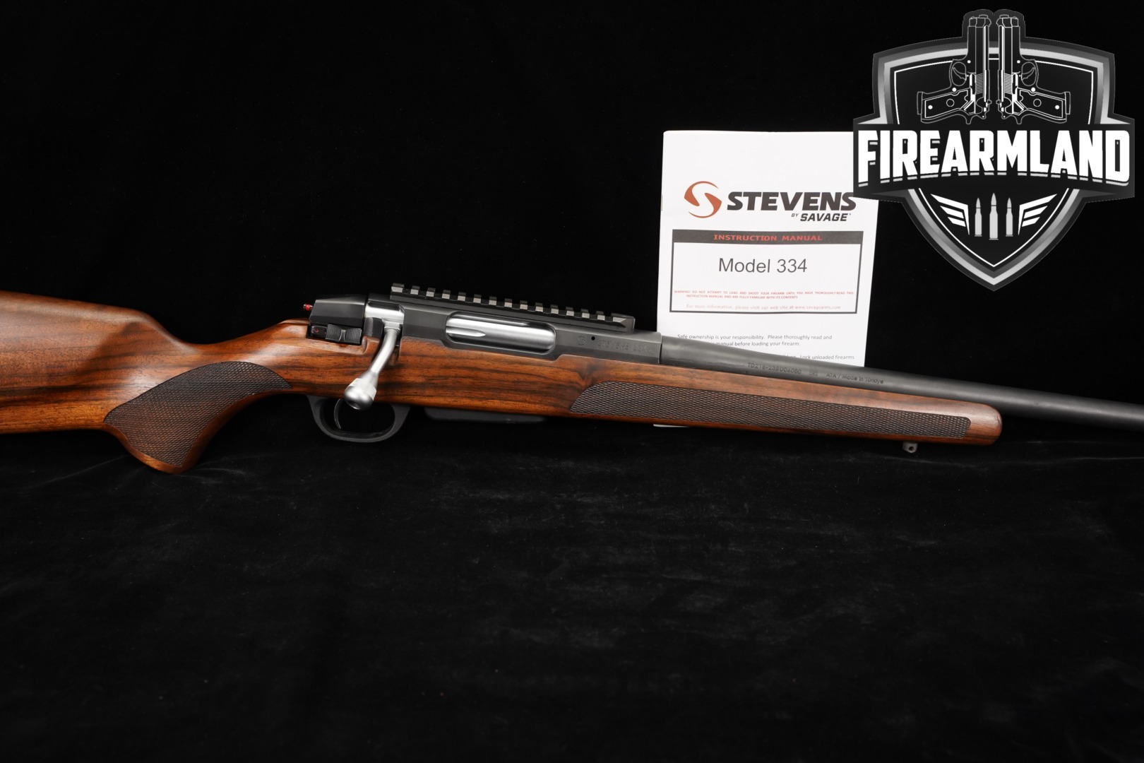 Stevens Arms 334 Walnut .308 Win. Black & Walnut in Very Good Condition Thumbnail