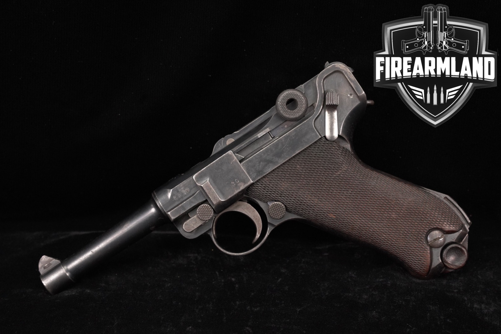 WWI 1916 DWM P.08 Luger Army 9mm 4" Blued P08 P 08 GERMAN-img-0