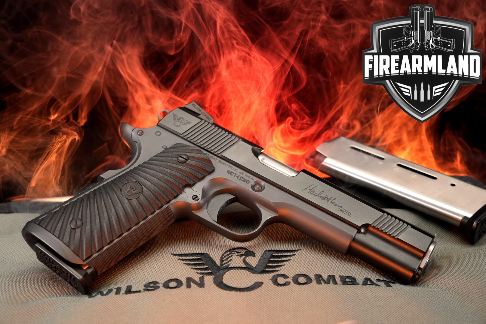 Wilson Combat (WC) Hackathorn Special .45 ACP Two-Tone Black & Gray in Excellent Condition Thumbnail