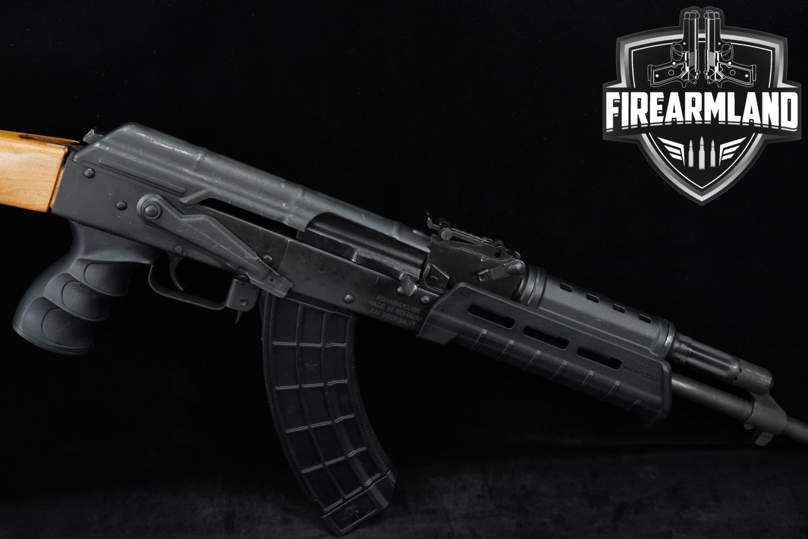 Romarm/Cugir WASR-10 7.62x39 Black & Hardwood in Good Condition Thumbnail