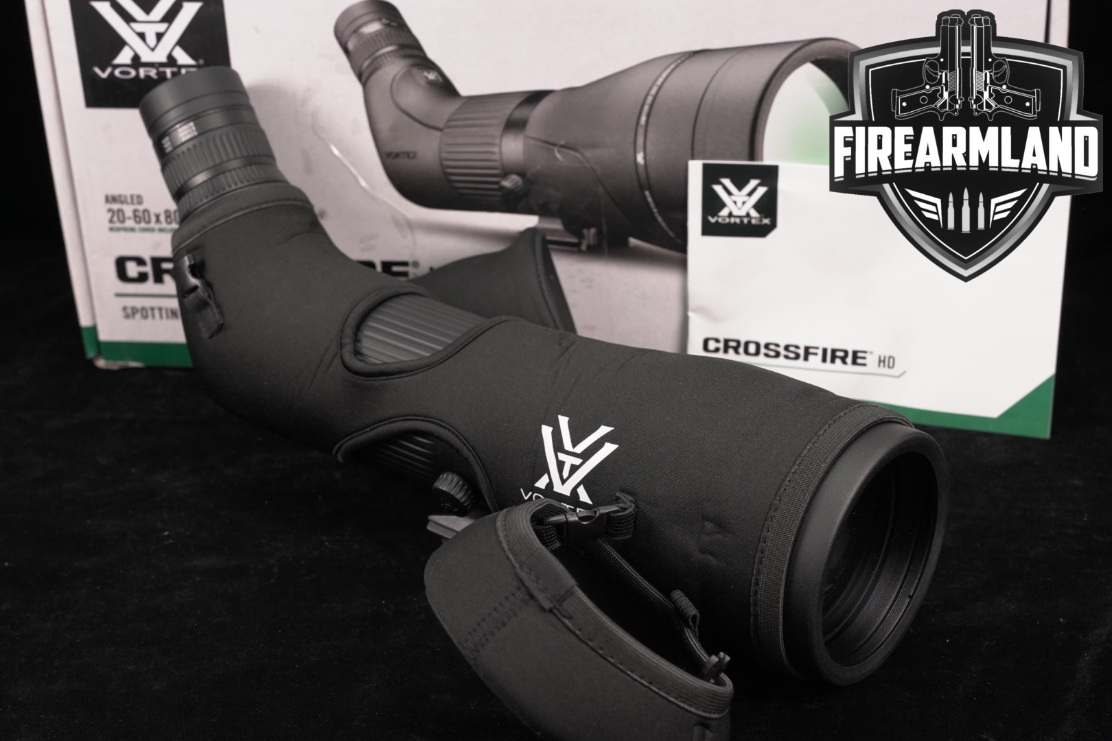 Vortex Optics Crossfire HD 20-60x80 Angled Spotting Scope 60x Magnification-img-0