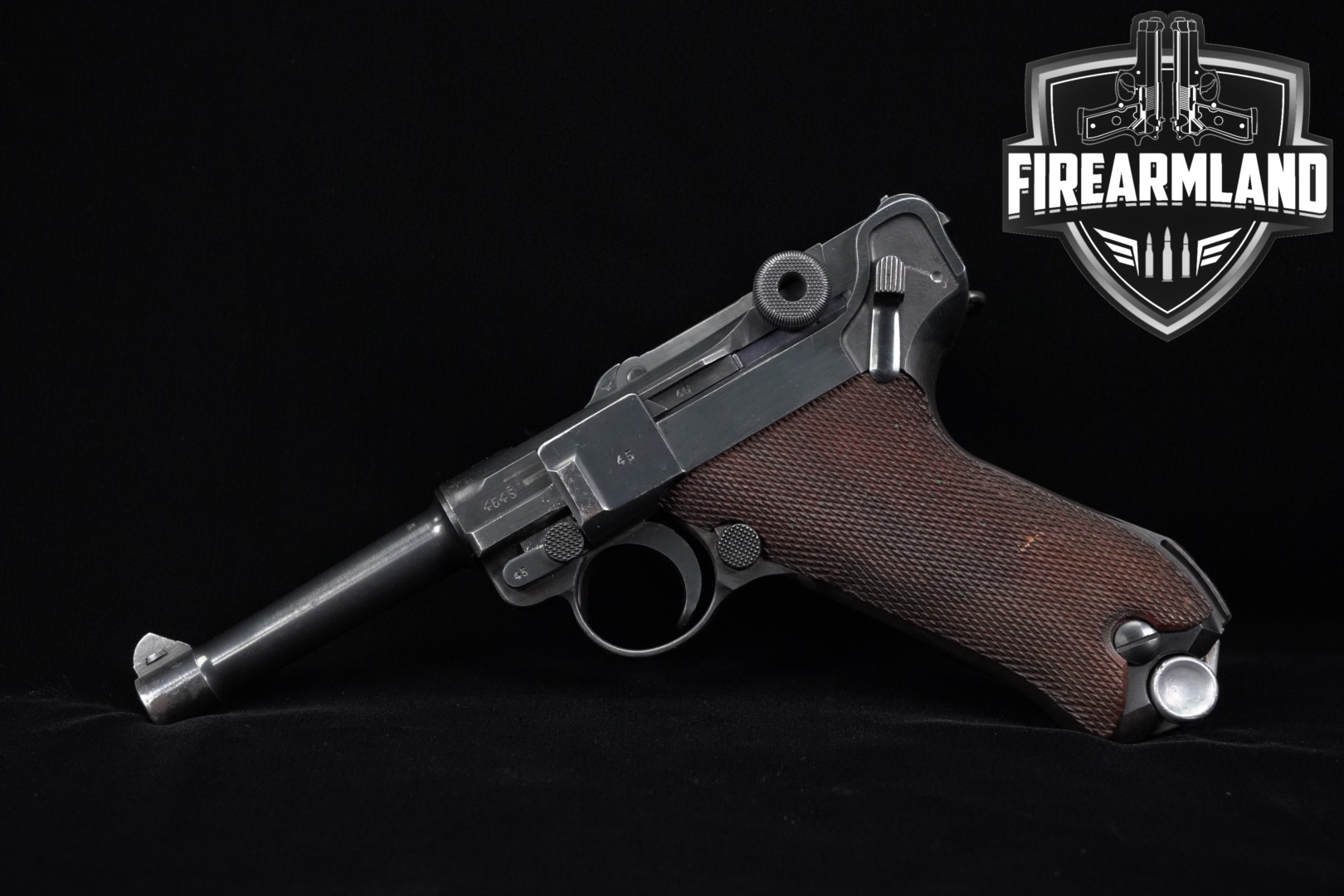 1939 Mauser Pistole 08 9mm Luger Military Salt Blue in Good Condition Thumbnail
