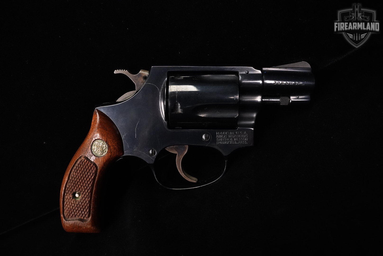 1972 Smith & Wesson Model 36 Chiefs Special S&W 38Spl 2" Blued M36 PINNED-img-4
