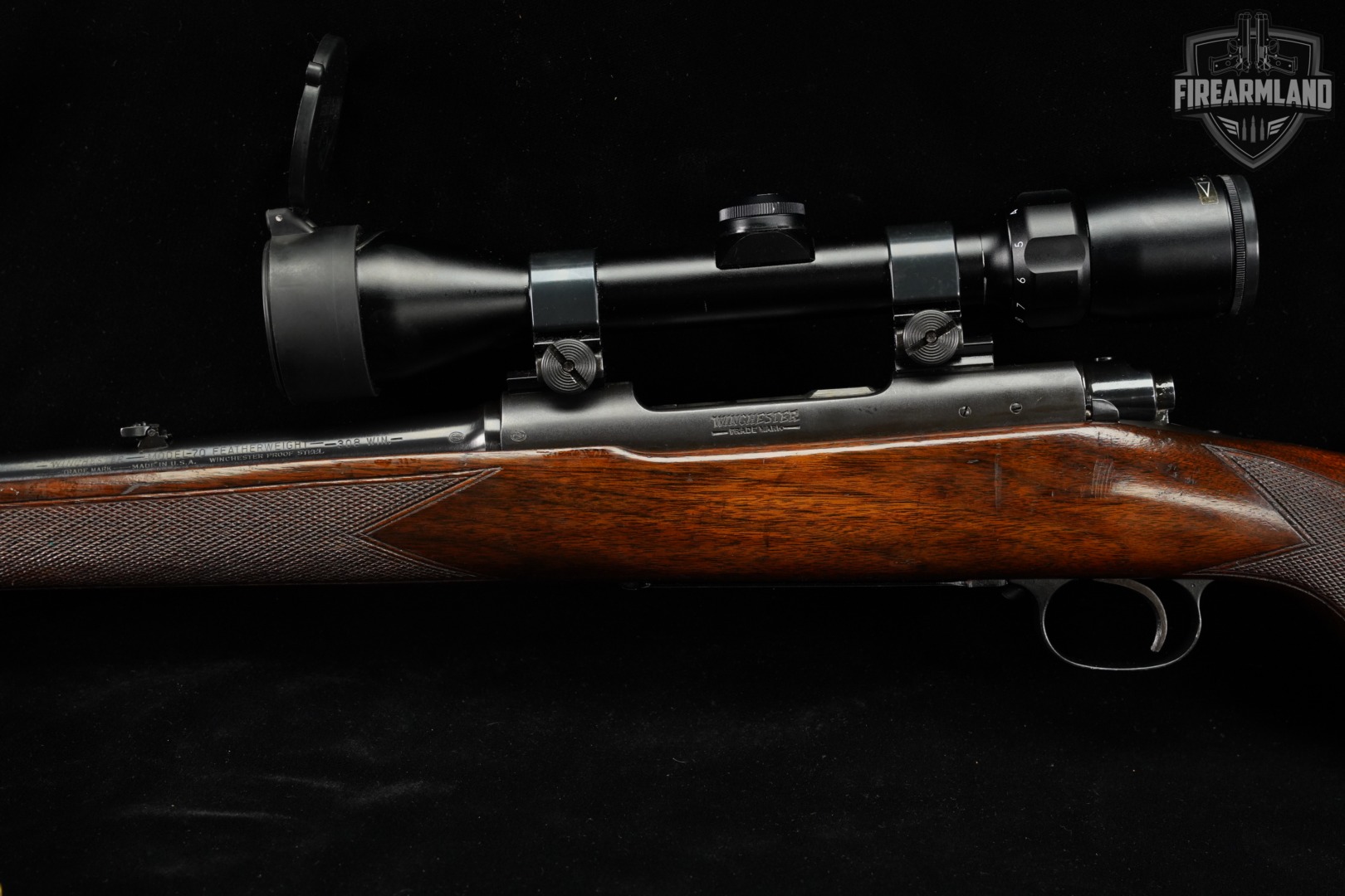 1953 Winchester Model 70 Featherweight Pre-64 308 Win M70 +BUSHNELL SCOPE-img-8