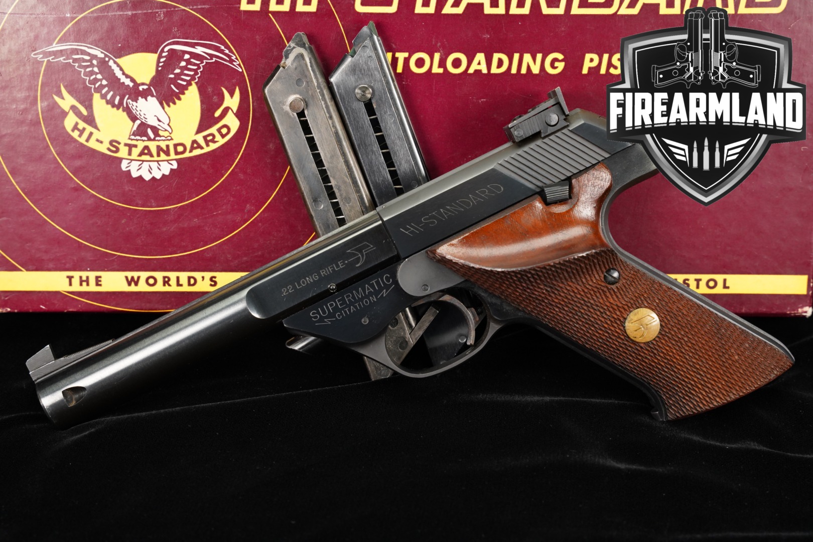 High Standard Supermatic Citation Model 104 .22 LR Blued in Very Good Condition Thumbnail