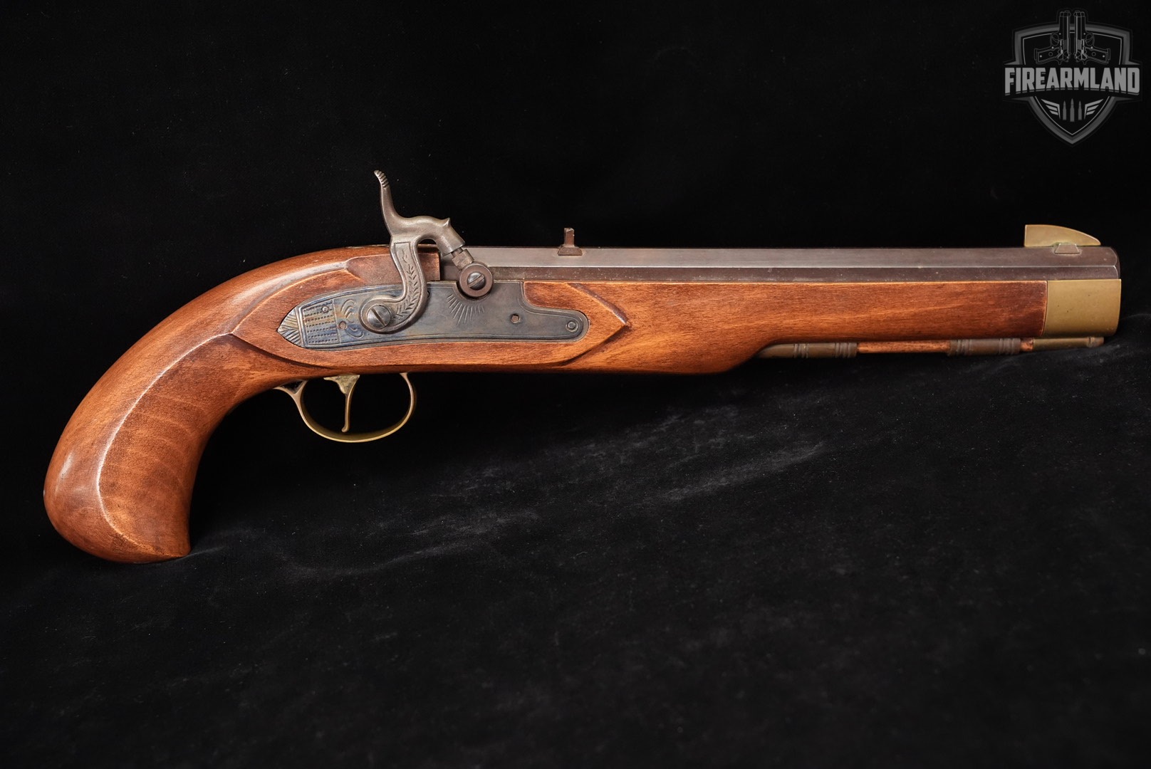 CVA Kentucky Pistol Percussion 45 10.25" Blued & Hardwood PP206-img-3