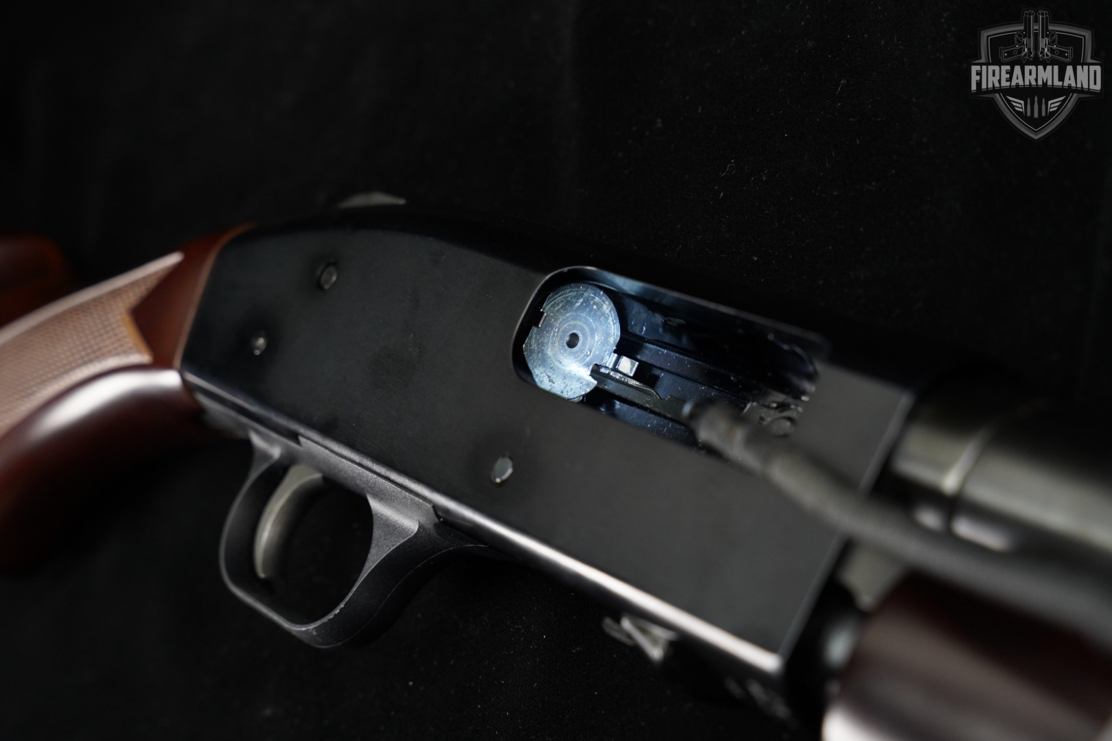 Mossberg Model 500 Persuader Retrograde 12-Gauge 18.5" Blued & Walnut M500-img-22