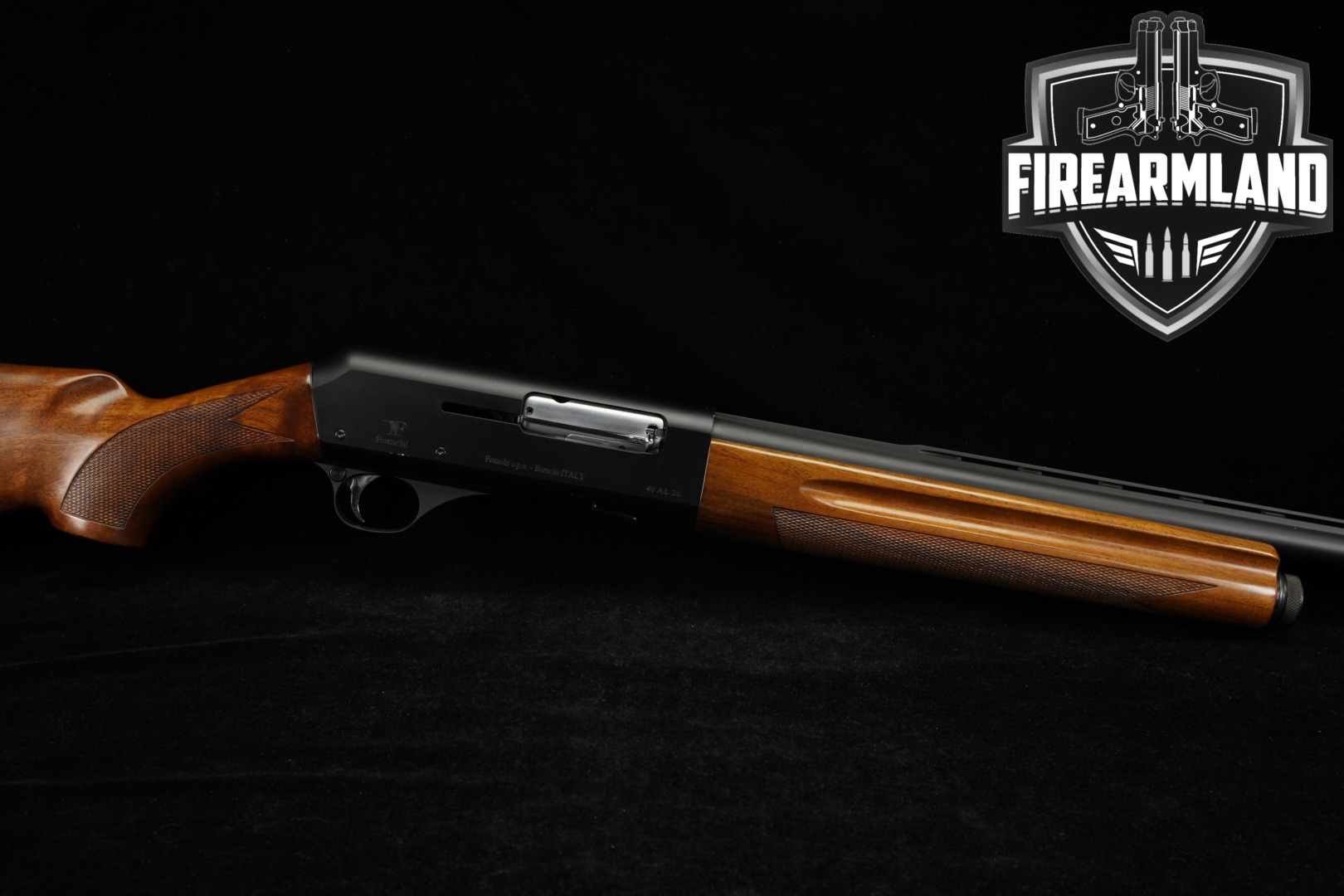 Luigi Franchi S.p.A. 48 AL 28 Gauge Blued & Walnut in Good Condition Thumbnail