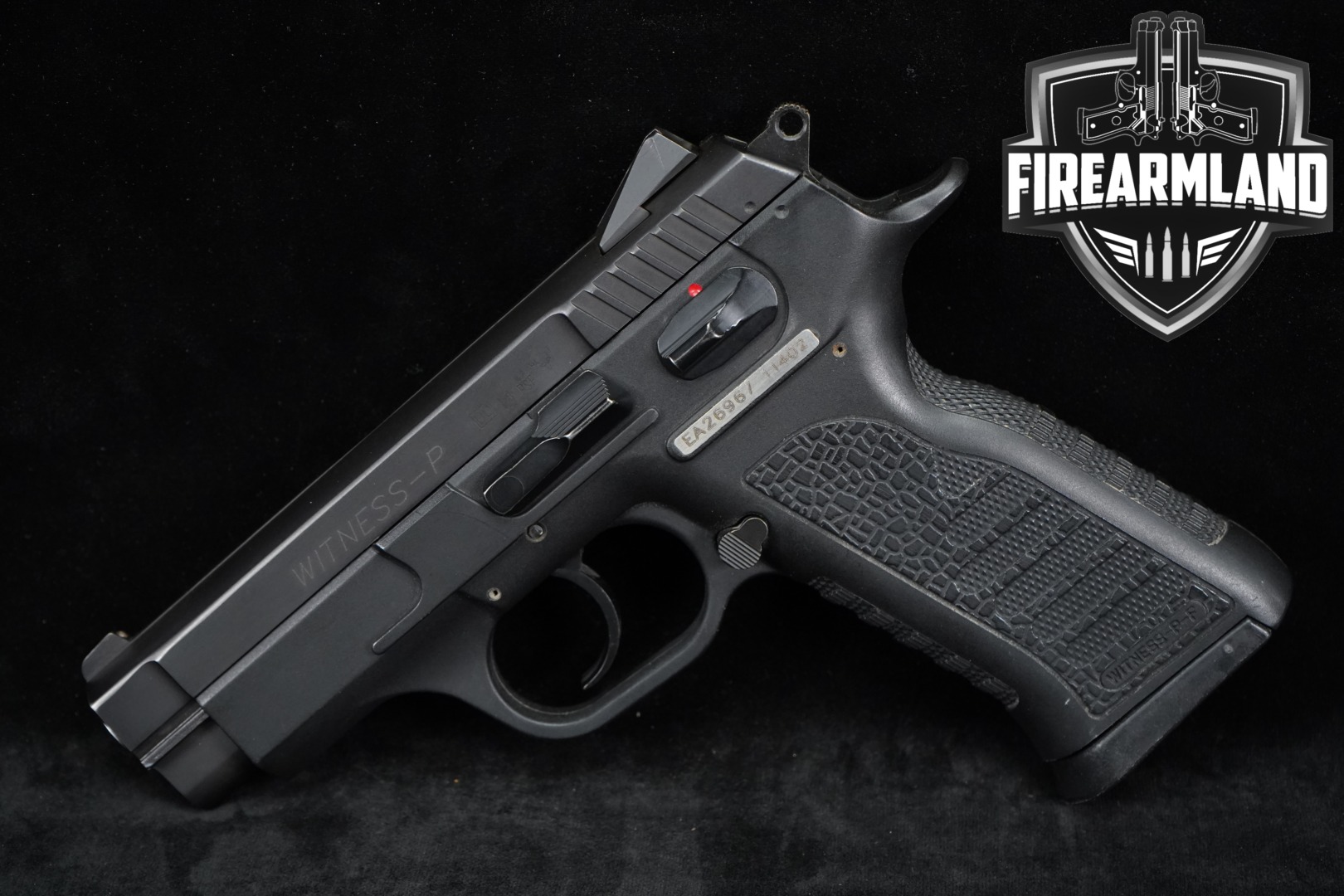 Tanfoglio Witness-P Compact .45 ACP Black in Good Condition Thumbnail