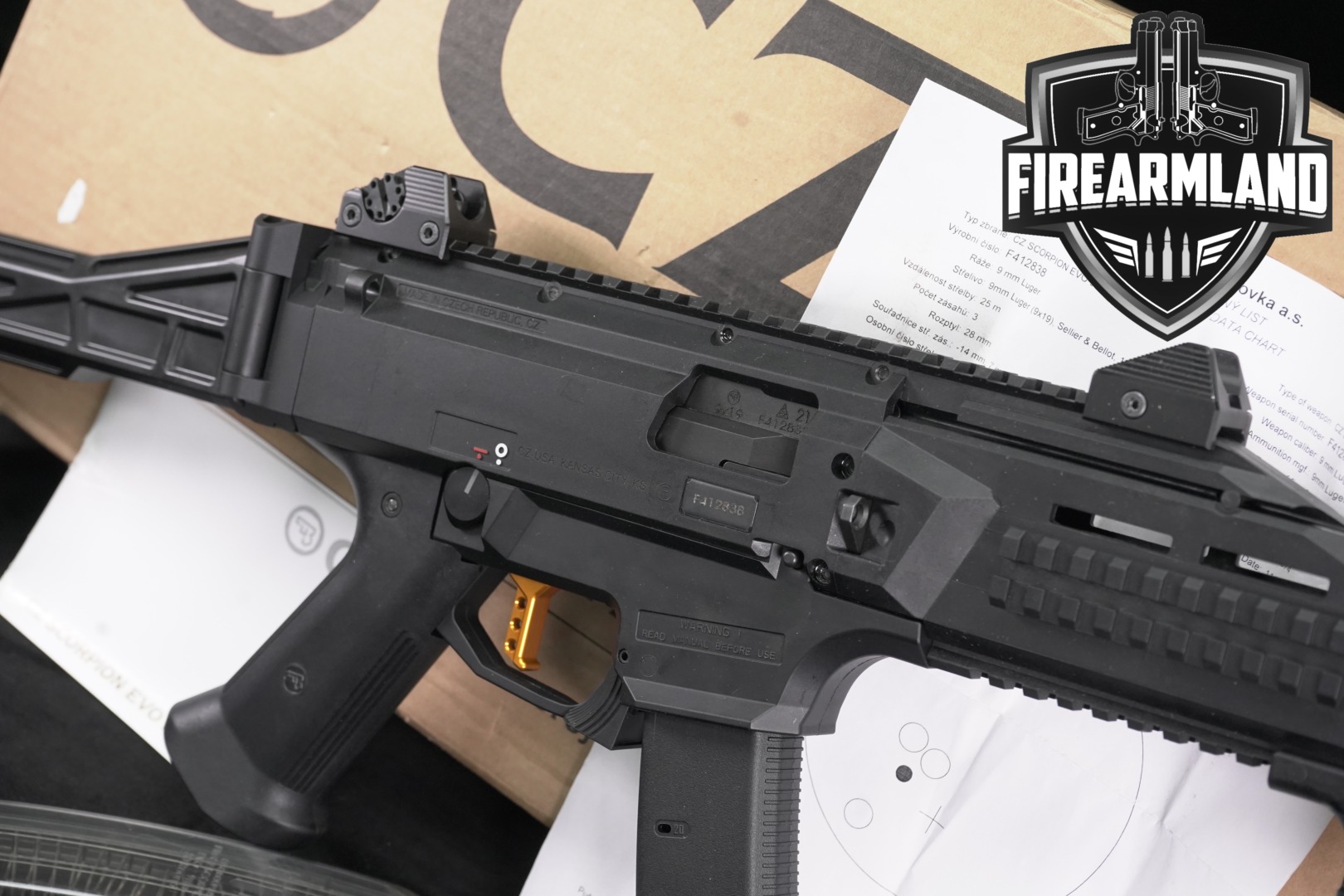 CZ Scorpion EVO 3 S1 9mm Luger Black in Very Good Condition Thumbnail