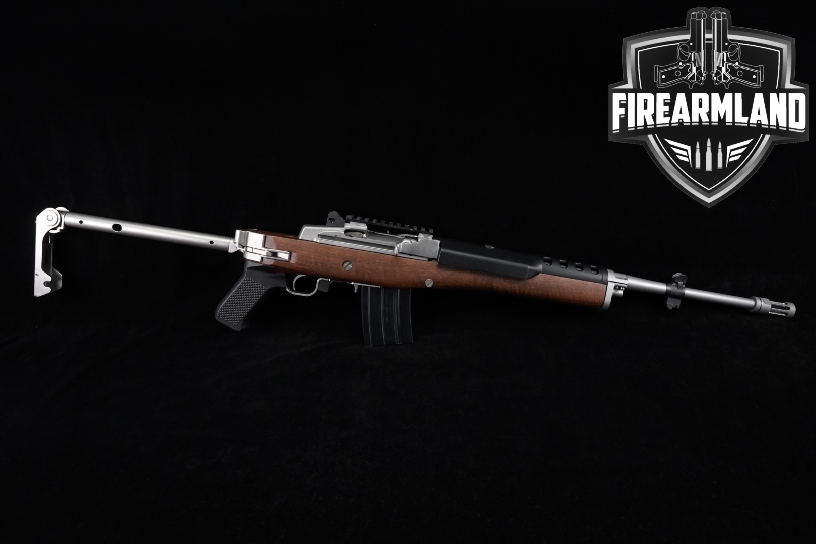 2025 Sturm Ruger Mini-14 Tactical Side-Folding Stock Davidson's Exclusive 5.56mm NATO Matte Stainless in Very Good Condition Thumbnail