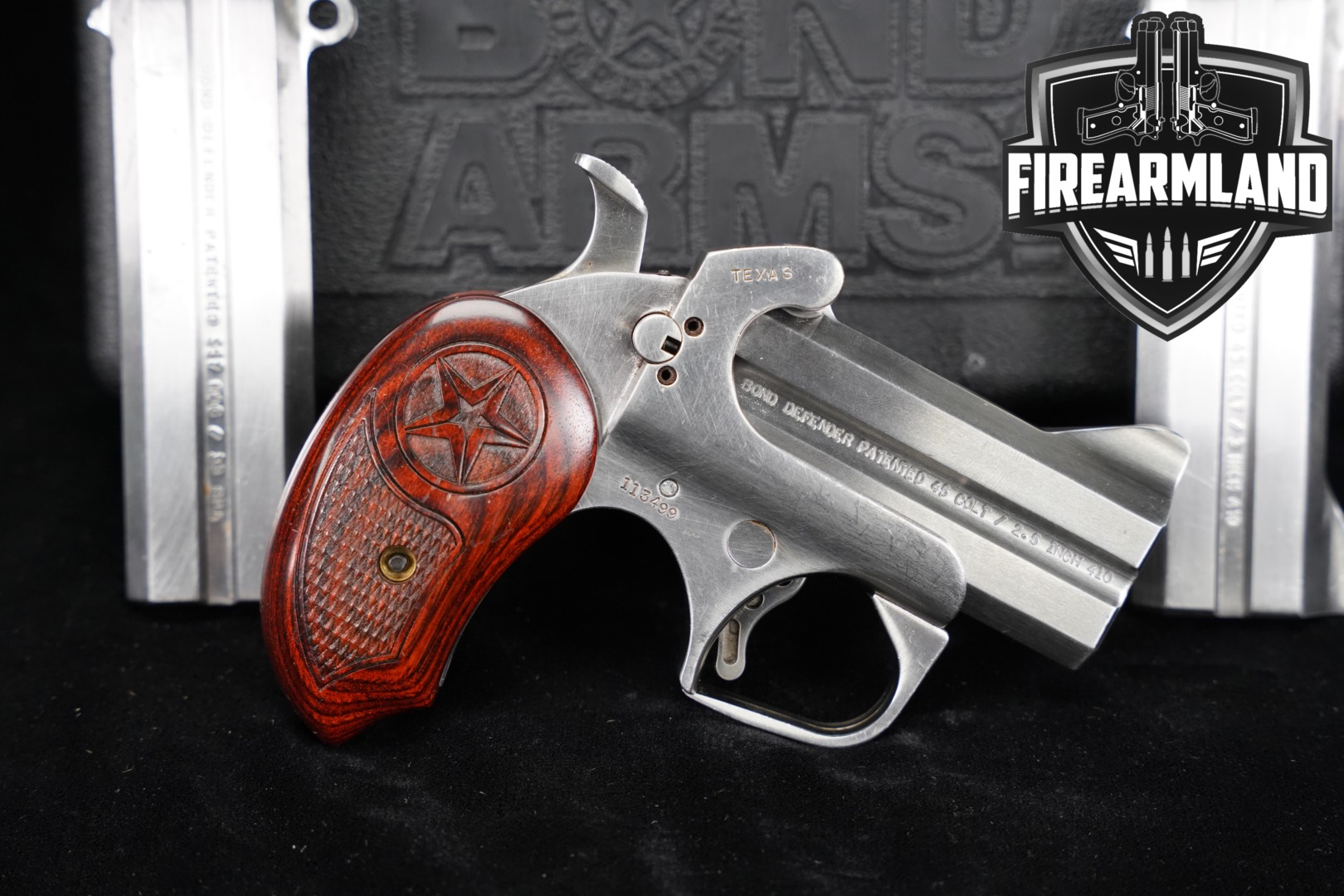 Bond Arms Texas Defender Academy .45 LC/.410 Stainless in Good Condition Thumbnail