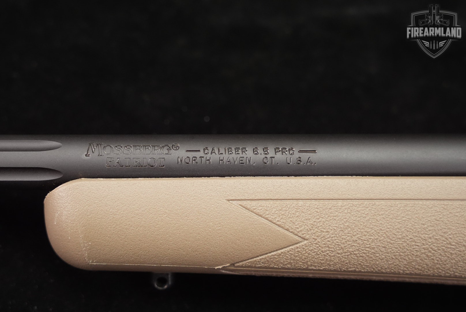 Mossberg Patriot Predator 6.5 PRC 24" Black & FDE THREADED +SCOPE RINGS-img-18