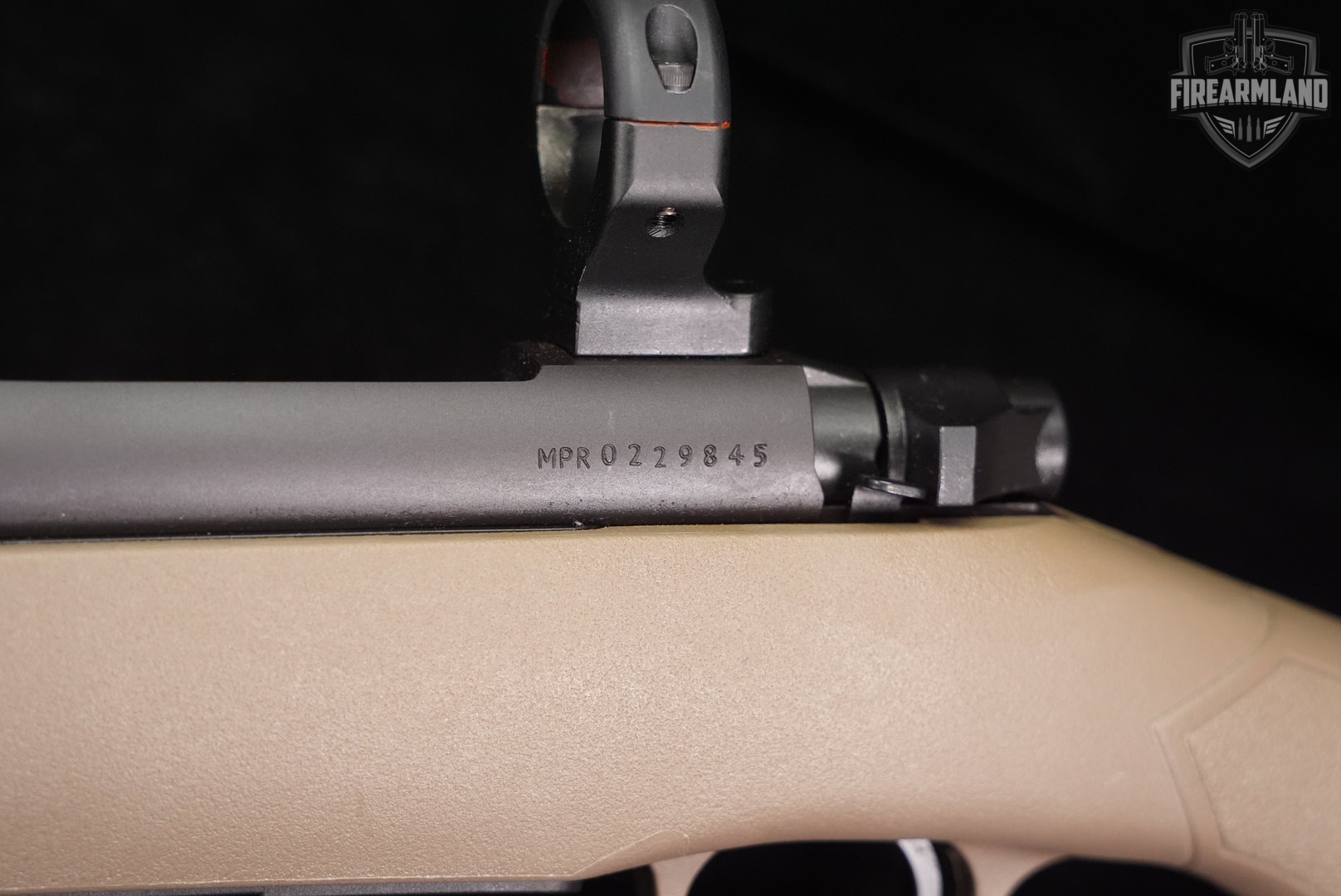 Mossberg Patriot Predator 6.5 PRC 24" Black & FDE THREADED +SCOPE RINGS-img-19