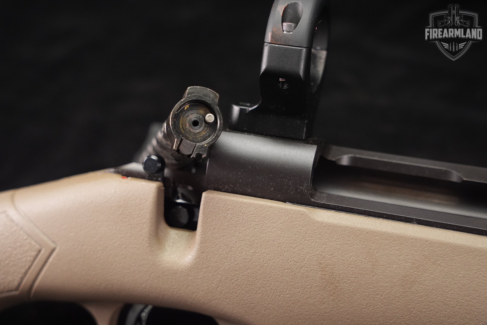 Mossberg Patriot Predator 6.5 PRC 24" Black & FDE THREADED +SCOPE RINGS-img-21