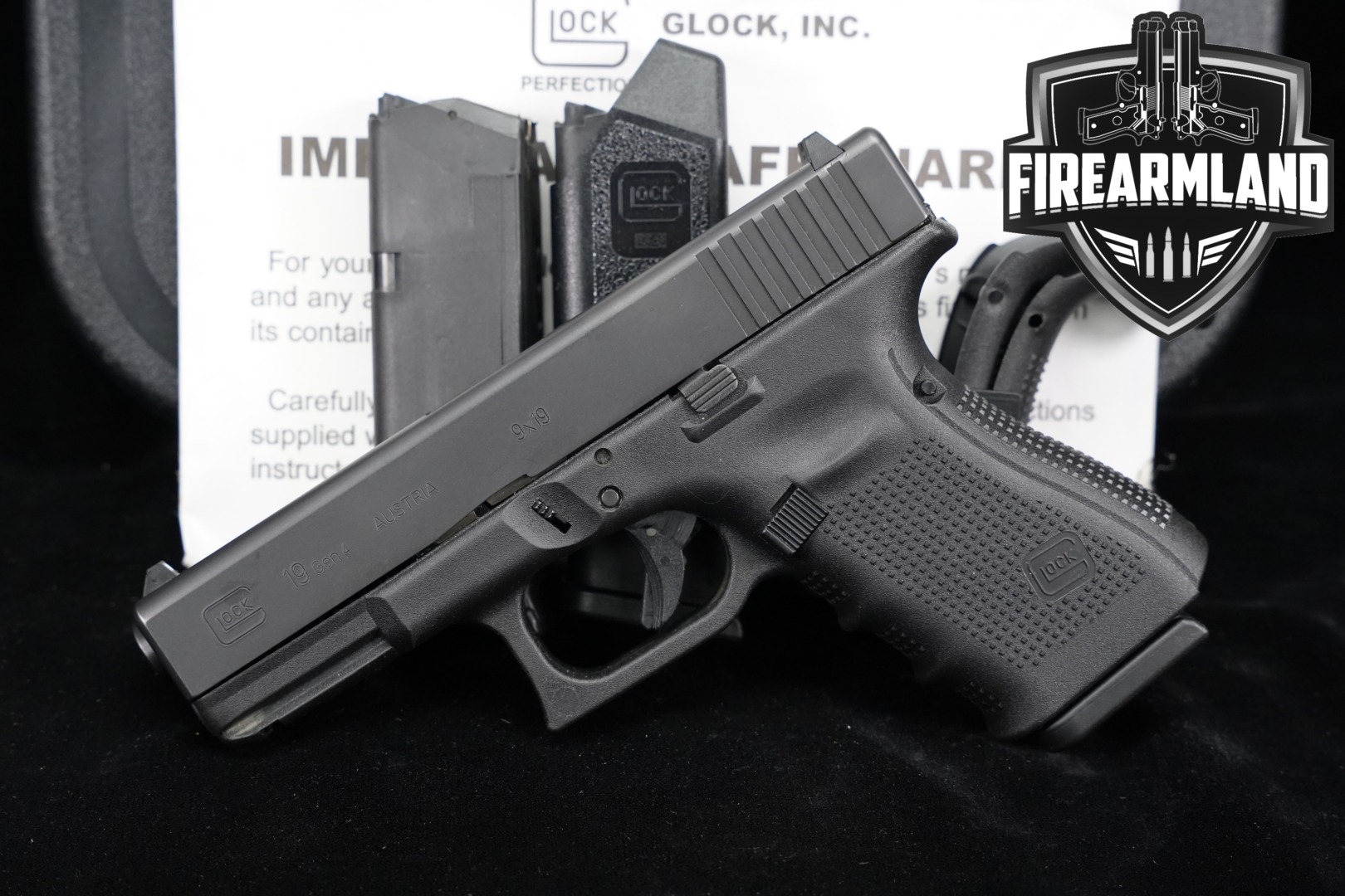 Glock G19 Gen4 9mm Luger Black in Excellent Condition Thumbnail