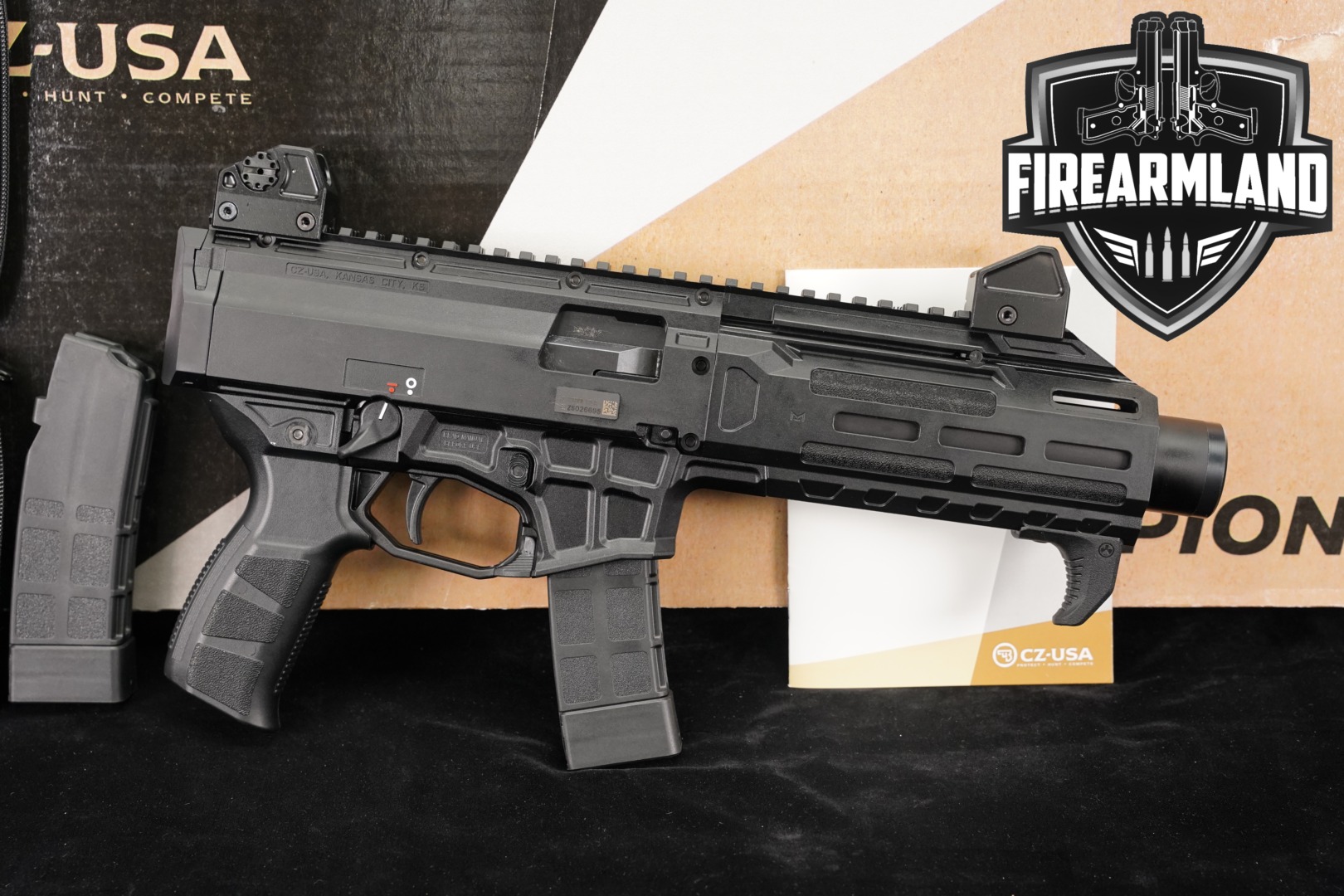 CZ Scorpion 3 Plus Micro 9mm Luger Black in Excellent Condition Thumbnail