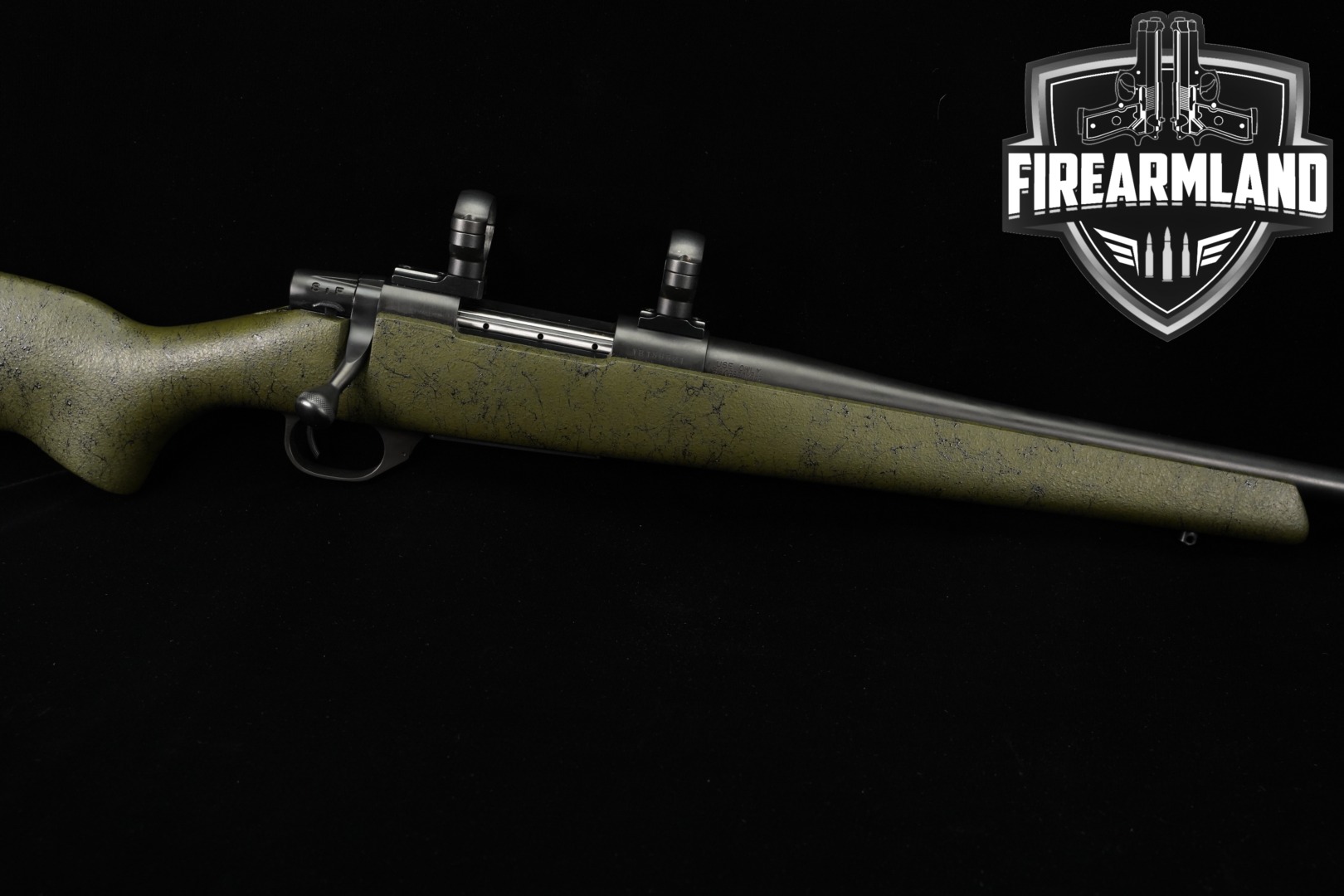 Weatherby Vanguard 6.5 Creedmoor Stainless & Green Spiderweb in Excellent Condition Thumbnail