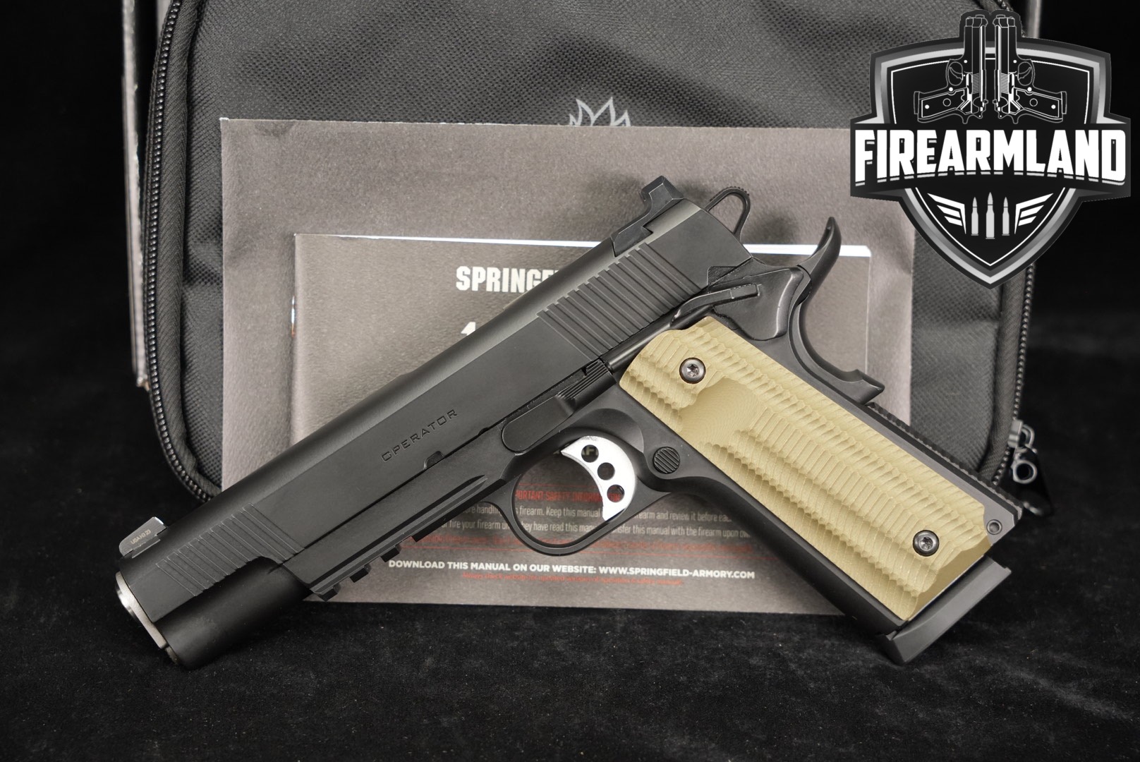 Springfield Armory 1911 Operator 45 ACP 5 Black Cerakote +ORIG BOX-img-0